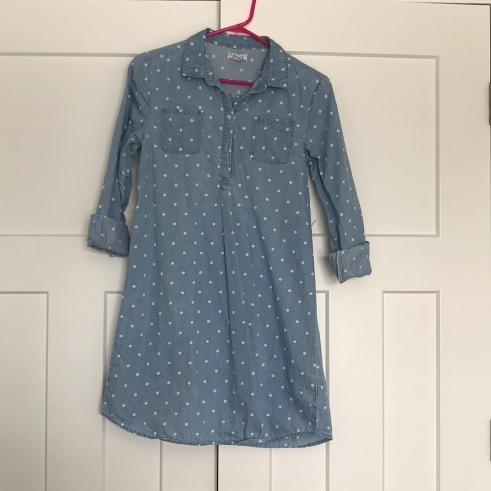 Polka Dot Denim Dress from Old Navy